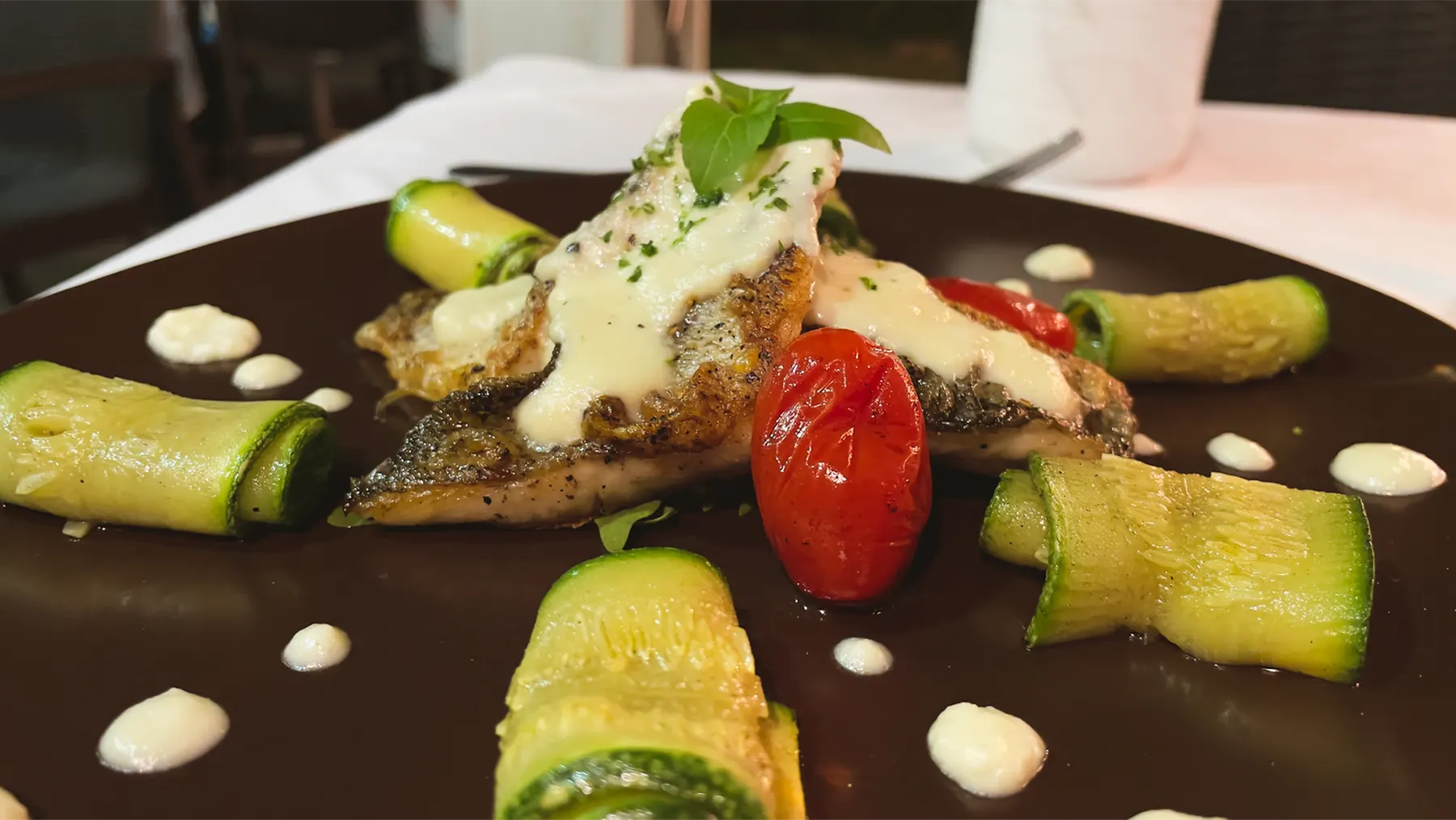 Branzino Provolone